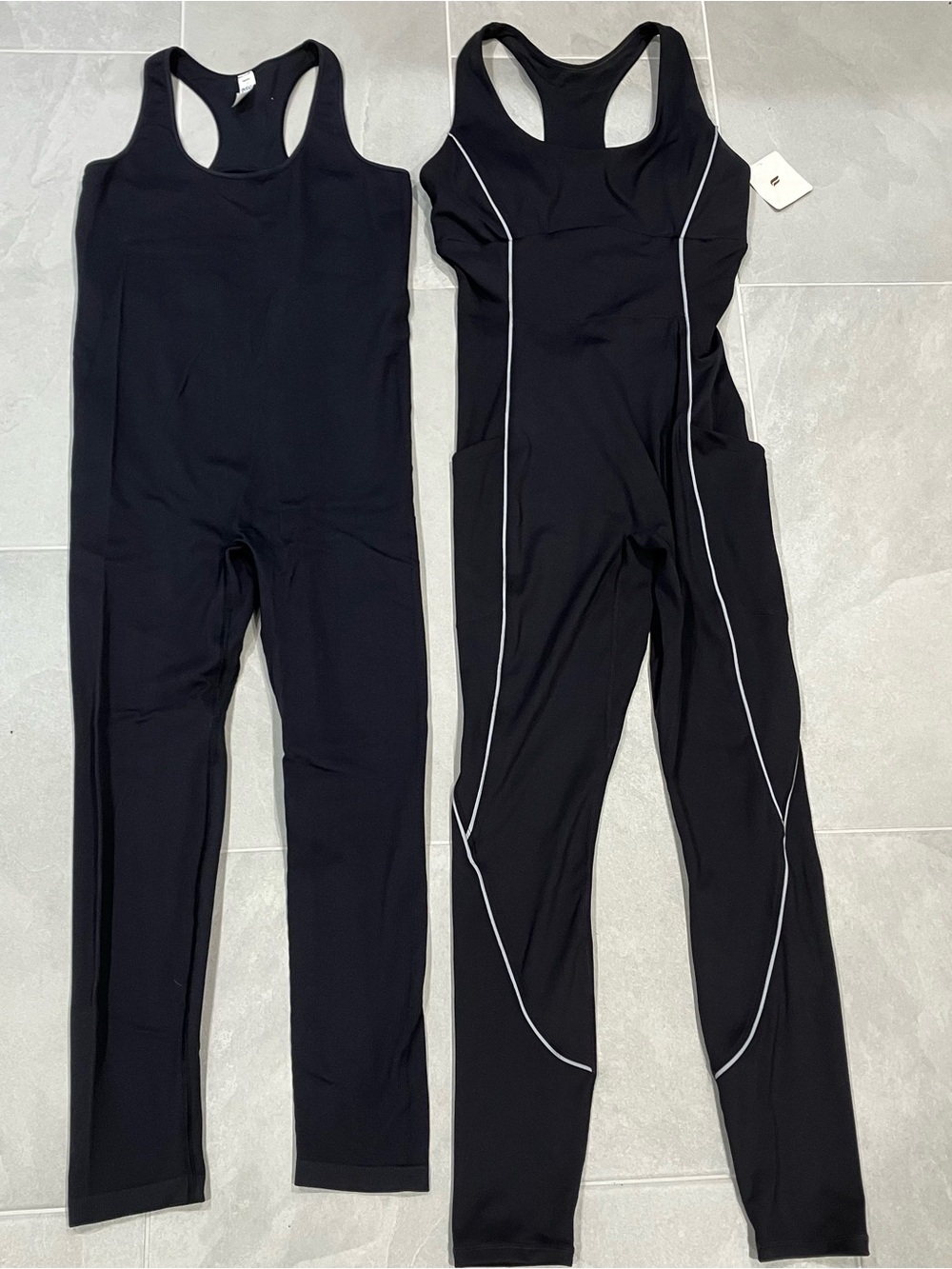 Lot 2 Fabletics and DSG athletic jumpsuit bodysuit unitard leggings